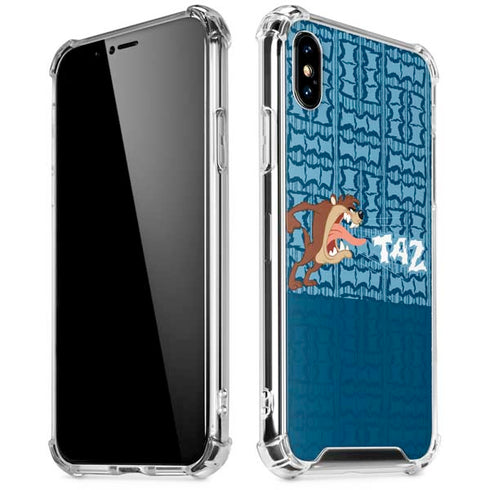 Looney Tunes Tasmanian Devil Yell iPhone XS Max Clear Case